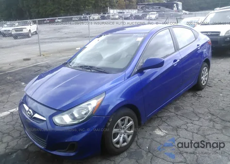 2012 Hyundai Accent Gls from USA, damaged, VIN KMHCT4AE8CU233719